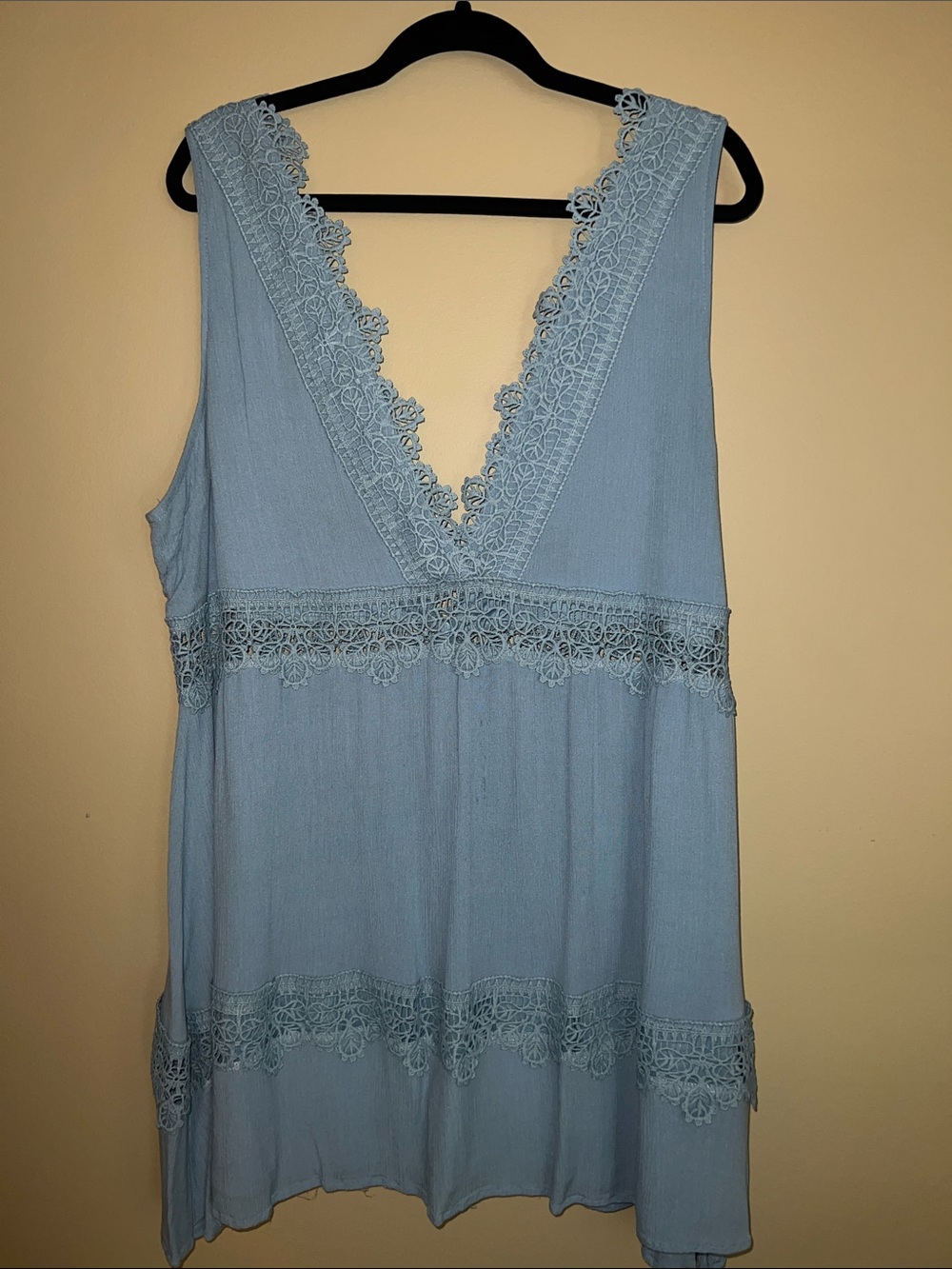 Beautiful Blue Summer Dress 3x